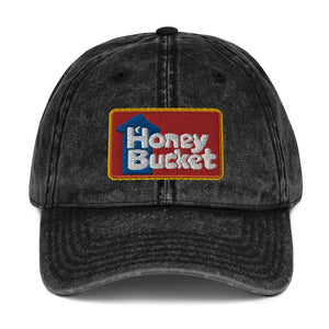 Honey Bucket Vintage Style Cotton Twill Cap