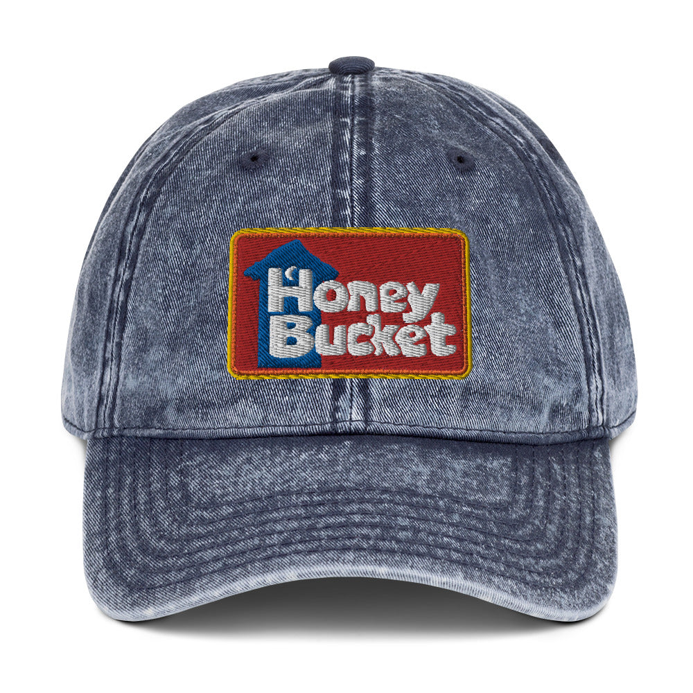Honey Bucket Vintage Style Cotton Twill Cap